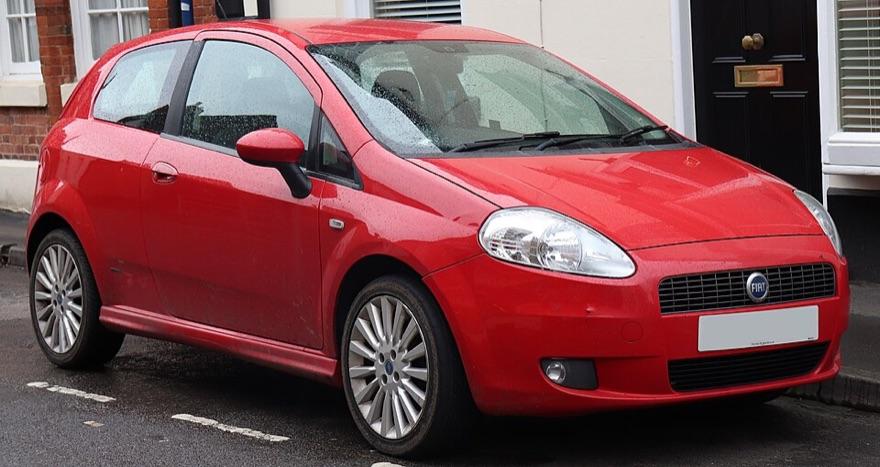 Fiat Punto economy hatchback hire car
